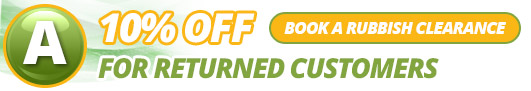 Ffriern Barnet London returned customers rubbish removal service offer