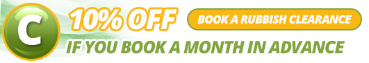 Ffriern Barnet London customers rubbish removal service offer book a month in advance