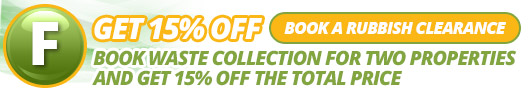 Ffriern Barnet London offer rubbish removal for 2 properties and get 15 off the total price